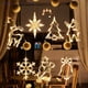 thumbnail image 3 of Luz LED de Navidad para decoración del hogar, lámpara colgante con ventosa de Papá Noel, copos de nieve, adornos para ventana, Año Nuevo, 2023, 3 of 4
