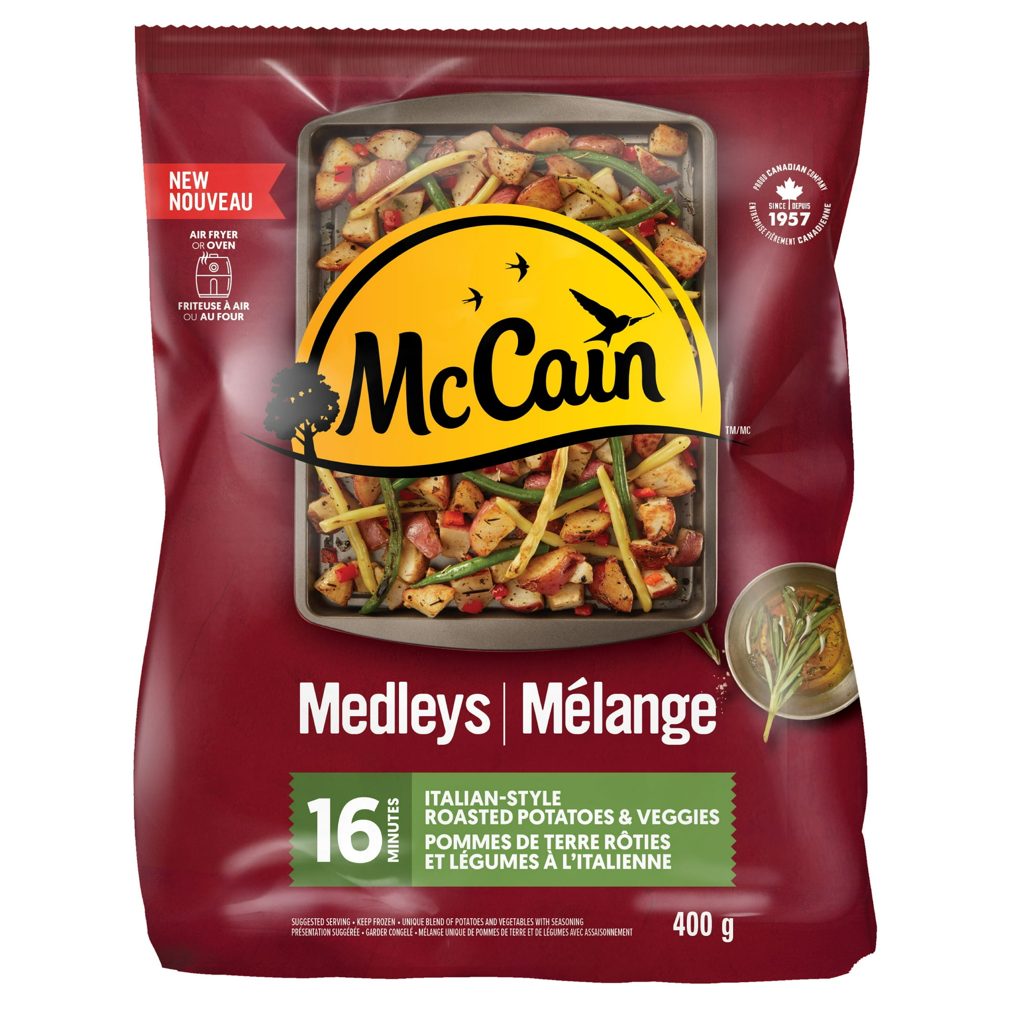 McCain® Medleys Italian-Style Roasted Potatoes Veggies, 400g