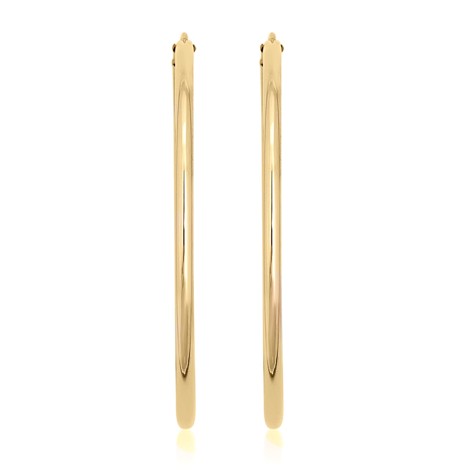 AVORA 14K Yellow Gold-Filled 2.25mm Thick 13mm Hoop Earrings