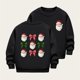 thumbnail image 1 of Cowsor Girls Sweatshirts Kids Cute Graphic Crewneck Pullover Tops Xmas Long Sleeve Holiday Shirts, 1 of 5
