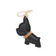 thumbnail image 1 of Billuyoard Llavero Lindo Bulldog Cuero Natural Llaveros Anillos Ligereza de moda Diseño especial Lockchain Bolso de mujer Colgante de coche Artesanía Negro Billuyoard HA073973-05, 1 of 6