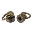 thumbnail image 4 of Uxcell 8x8mm Pull Ring Rivets Studs Brass Electroplating Bronze Tone 10 Pack, 4 of 5
