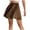 Brown, variant on Kaemgyyd Skirt for Women High Waist Ruffle Hem Tie up Wrap Skirt Soft Solid Color Casual a Line Skirt for Party