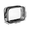 thumbnail image 3 of HOZVOMI Multifunctional Transparent PVC Cosmetic Bag - Portable Travel Storage Organizer for Toiletries, Clear Makeup Pouch with Large Capacity & Easy Access | Spill-Proof Design, 3 of 6
