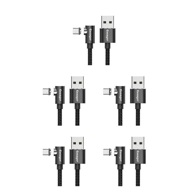Sidaley Essager, Cable Micro USB para iPhone, Samsung, Android, teléfono móvil, Cable de carga rápida, Cable magnético, Type2 NO2