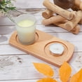 thumbnail image 4 of Wooden Salt and Pepper Mill Tray Acacia Wood Tray Peper Mill Holder Mills Shakers Salt Pepper Grinder Rest for 2 Mills Accessories Kitchen Storage, 4 of 9