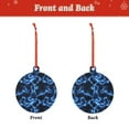 thumbnail image 2 of Zufioo Blue Lightning Print Large Acrylic Christmas Ornaments, Suitable for Christmas Tree Christmas Holiday Party Pendant Decorations-Round Shape, 2 of 7