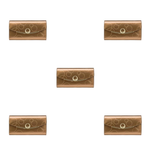 Qarigey Cartera de cuero para mujer, botón a presión, gran capacidad, bolsillo con cremallera Rectangular, carpeta de fotos, monedero para Type2 NO2