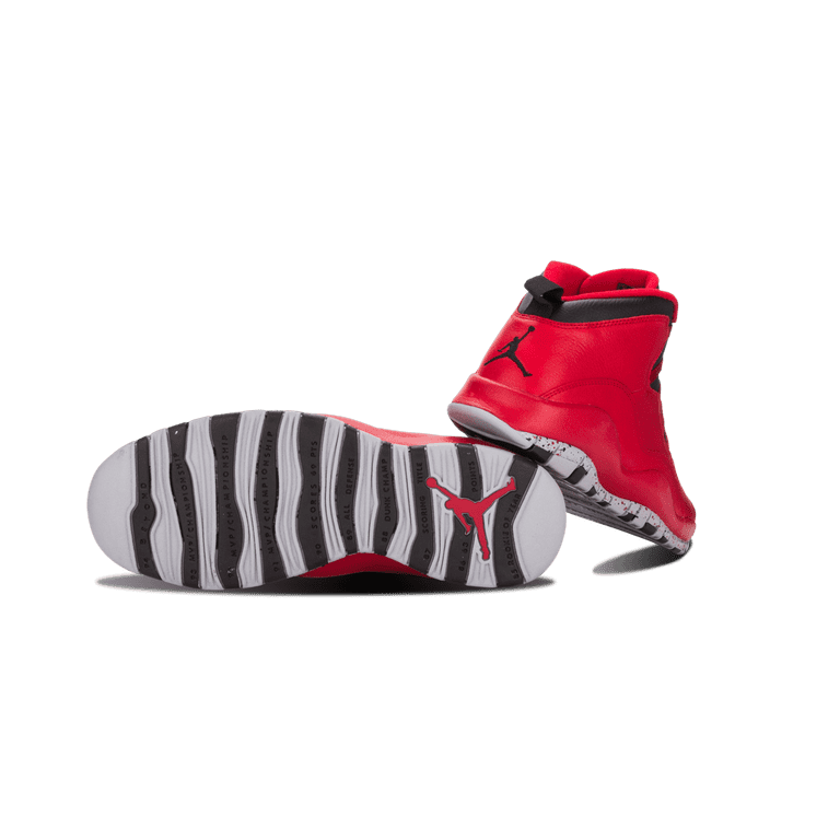 Air Jordan 10 Retro 30th Bulls Over Broadway Shoes‎ Men 9 Gym Red 705178 601 2015 Nike Air Jordan 10 Retro  main image 2