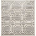 thumbnail image 2 of Safavieh Amherst Collection AMT411B Light Grey and Ivory Indoor,  Outdoor Square Area Rug (5' Square), 2 of 2