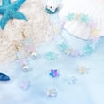 thumbnail image 5 of 120Pcs 6 Style Transparent Spray Painted Glass Beads Two Tone Starfish Mixed Color 14x15x6.5mm Hole: 1mm 20Pcs/style DIY, 5 of 9