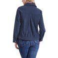 thumbnail image 3 of INSPIRE CHIC Corduroy Jacket for Women Casual Long Sleeve Fall Outerwear Button Down Shacket Jackets S Dark Blue, 3 of 6