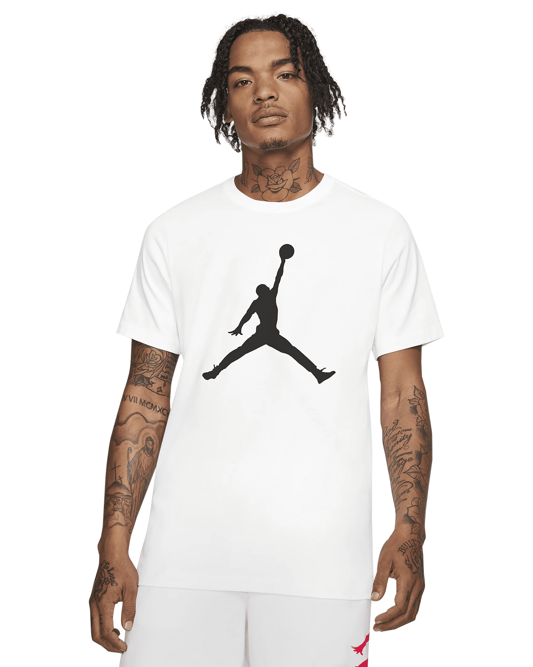 Jordan Jumpman White/Black T-Shirt - XL - Walmart.com