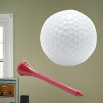 Wallhogs Ball and Tee Cutout Wall Decal