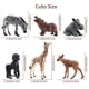 thumbnail image 5 of Figuras de juguete Toymany Forest Animals para bebés, 12 unidades, regalo para niños, 5 of 9