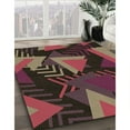 thumbnail image 2 of Ahgly Company Indoor Square Patterned Sienna Brown Area Rugs, 4' Square, 2 of 6