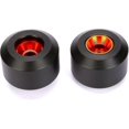 thumbnail image 2 of Motorcycle Front Rear Fork Wheel Frame Slider Crash Protector Black, Orange4pcs, 2 of 5