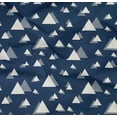 thumbnail image 5 of oneOone Organic Cotton Poplin Twill Fabric Triangle Geometric Printed Craft Fabric BTY 42 Inch Wide, 5 of 5