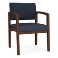 thumbnail image 1 of Pemberly Row Fauteuil d'Invité pour Réception et Salle d'Attente / Bois de Noyer / Bleu / Bleu, 1 of 5