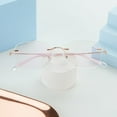 thumbnail image 5 of LifeArt Blue Light Blocking Glasses, Computer Reading Glasses, Anti Blue Rays, Reduce Eyestrain, Stylish for Men and Women(Pink,+0.50 Magnification), 5 of 5