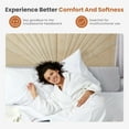 thumbnail image 3 of edx Queen Size Bed Wedge Pillow, Wedge Pillow Headboard, Bed Gap Filler (0-8") for Between Your Headboard and Mattress or Wall, Grey, 3 of 11