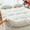 White, variant on Oaskys Soft Rabbit Fur Mattress Topper – Plush Faux Rabbit Fur Floor Bed, Portable Sleeping Pad, Easy Clean Surface for Pet and Kid Friendly Use, Gray