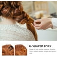 thumbnail image 4 of LULULION 10pcs Simple U Shaped Hair Clips Resin Hairstyle Decoration for Women Daily Life, 4 of 5