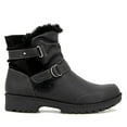 thumbnail image 3 of JBU by Jambu Womens Indiana Faux Fur Faux Leather Ankle Boots, 3 of 7