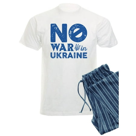 

CafePress - No War In Ukraine - Men s Light Pajamas