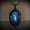2, variant on Gothic Raven Cross Necklace Gothic Witch Black Cat Forest Glass Pendant Necklace