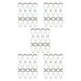 thumbnail image 1 of Ganchos enrollables Wosthever para cortina de ducha 12 piezas Acero inoxidable Type6 NO6, 1 of 6