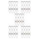thumbnail image 1 of Ganchos de cortina de ducha Naiovety 12 piezas de Acero inoxidable accesorios universales Blanco CBP227746, 1 of 6