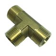 thumbnail image 2 of T de tón con intersección en T de tubería de , conector en T de rosca de 3 vías para tubería de / aire / DN15 Espesar Macarena Adaptador de hilo de latón de 3 vías, 2 of 8