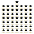 thumbnail image 4 of Party Supplies Set 100 Pcs Graduation Cap Confetti Small Black Grad Cap Confetti 2026 Graduation Grad Cap Table Scatter Scatter Decoration for Congrats Grad Theme Table Decor Decoration Kit Party Dec, 4 of 5