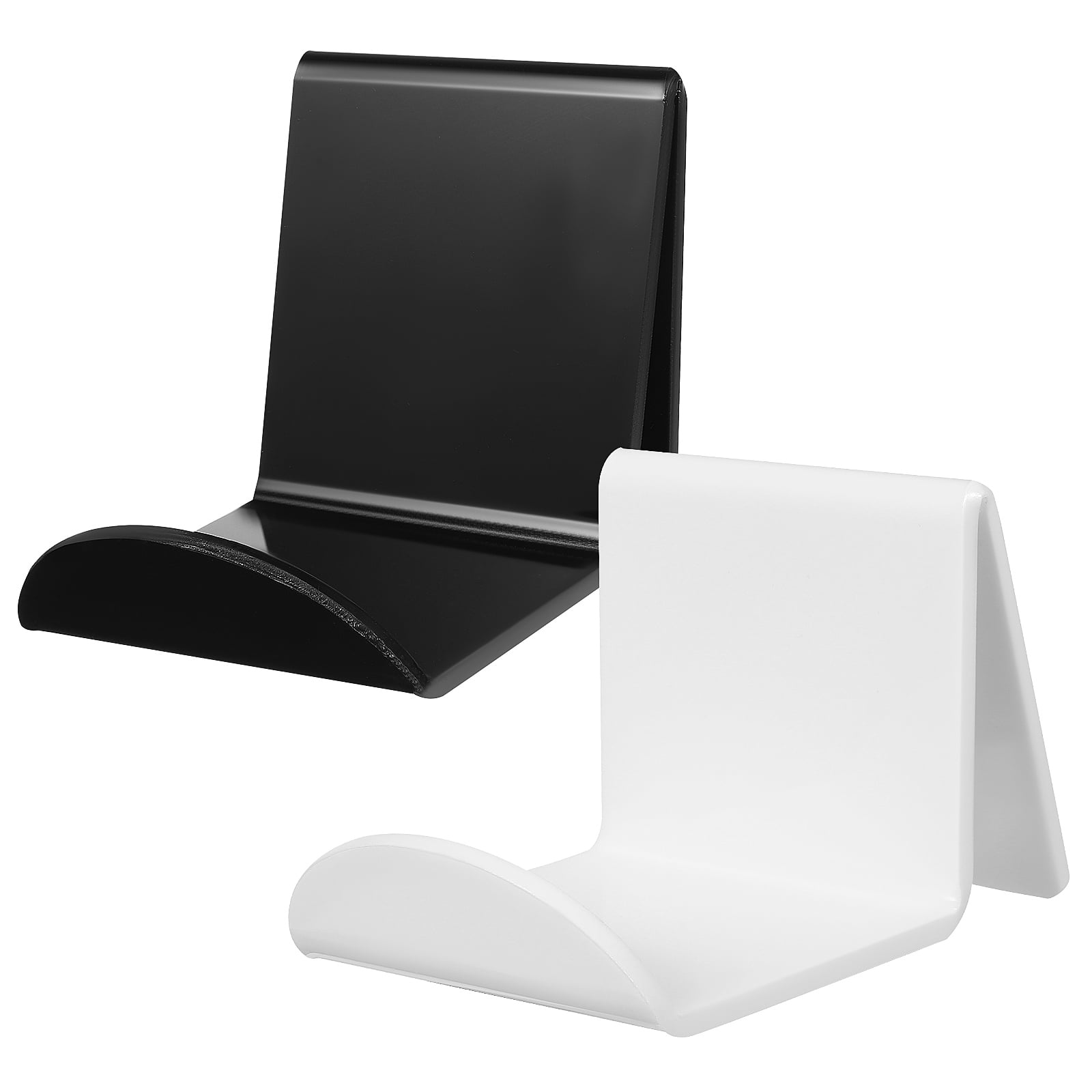 RENACLIPY 2Pcs Acrylic Headphone Stand Wall Hanging Holder for Desktop Storage and Gaming Accessories