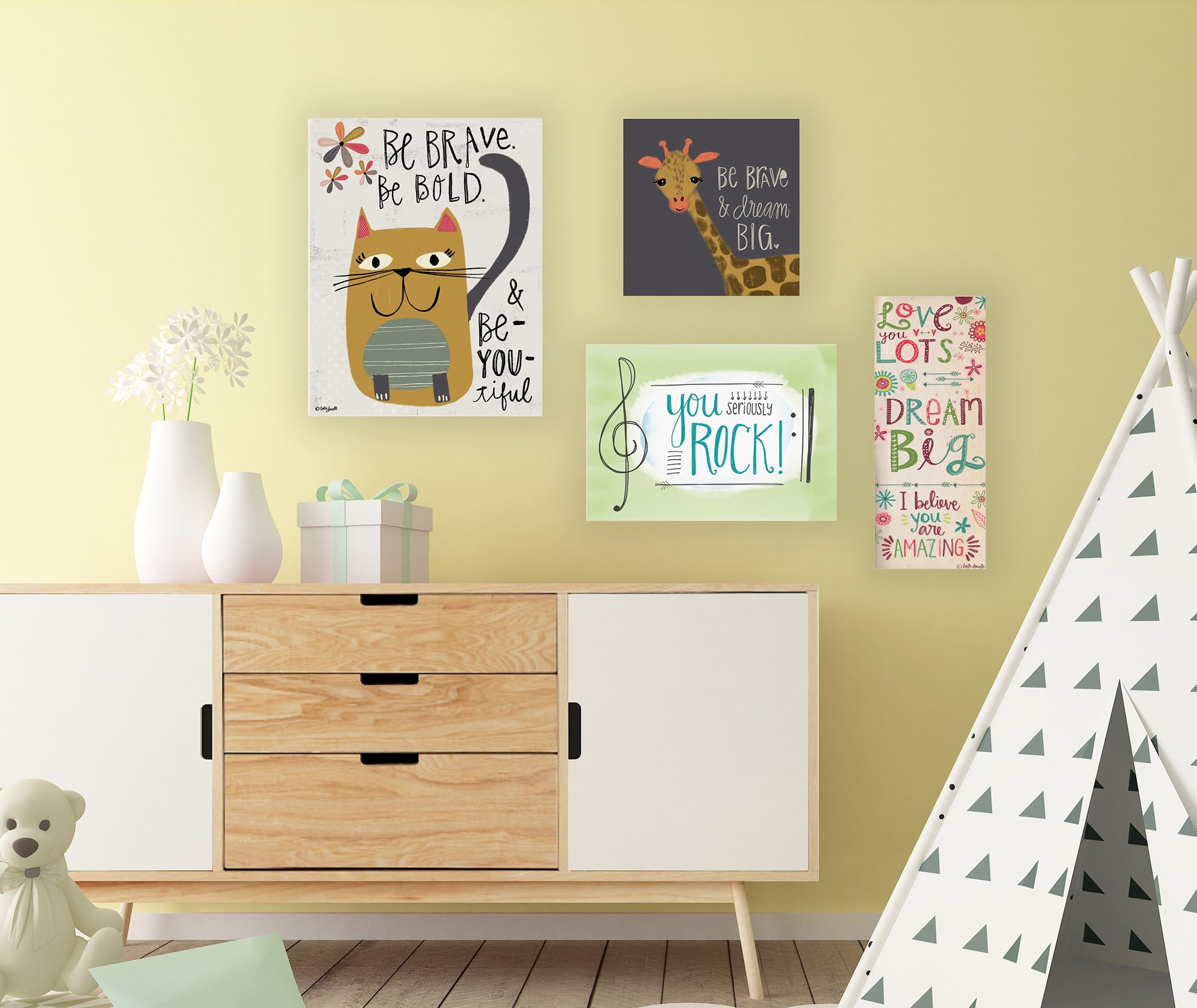 Stupell Industries  Love You Lots Dream Believe Wall Plaque Art