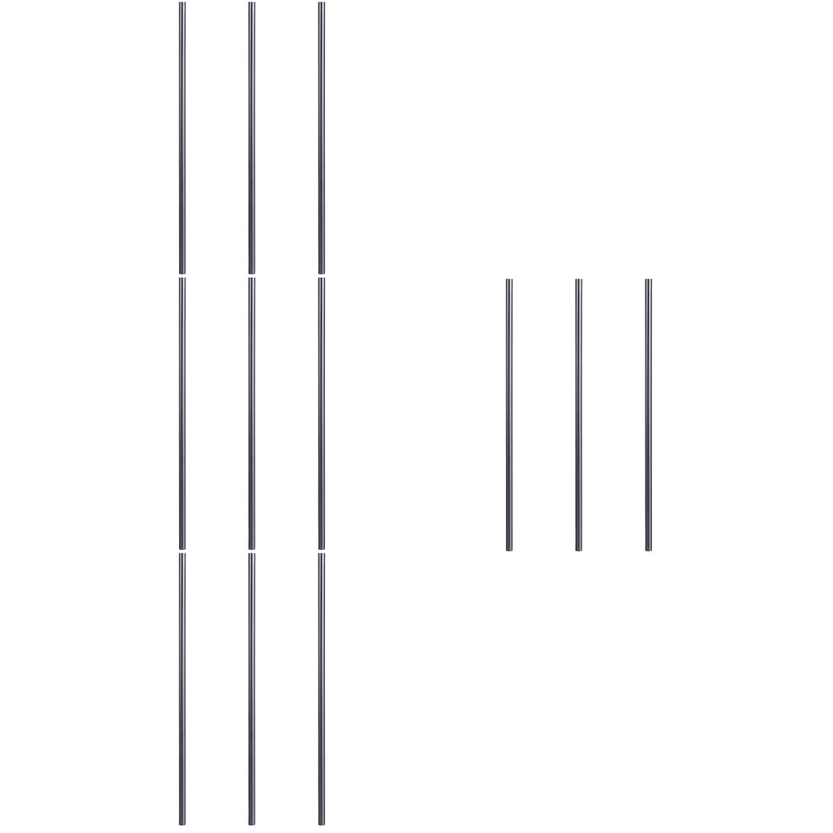 12 Pcs  Graphite Stir Sticks Graphite Stir Rod Mixing Stirring Rod for Melting Metals