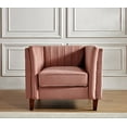 thumbnail image 3 of Uspridefurniture Plainfield Line Tufted Square Design 3Pcs Livingroom Set, Pink Velvet, 3 of 5
