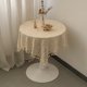 thumbnail image 2 of Mantel cuadrado pequeño - Mantel de ganchillo beige marfil para mesa de centro redonda 34 X 34 pulgadas - Cuadros JAMW  Sencillez, 2 of 2