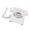 White, variant on PatungKu 1Set Traditional Rotary Wheel Telephone for Desk Functional Loud Sound Strong