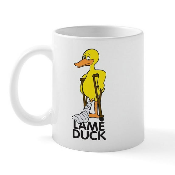 CafePress - Lame Duck Mug - 11 oz Ceramic Mug - Novelty Coffee Tea Cup