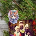thumbnail image 5 of Cats Masks Decorative Wooden Clip-on Ornaments Set of 6 by G. Debrekht - Christmas Decor - 8090033C-S6, 5 of 10