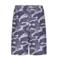 thumbnail image 6 of Mens Swim Trunks Bathing Suit 9 Inch Inseam Compression Liner Beach Board Shorts Swimsuit Quick Dry, 6 of 6