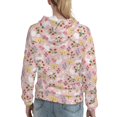 thumbnail image 7 of Sikiie Bunny And Flower Women's Casual Hoodies Long Sleeve Lightweight Pullover Tops Loose Sweatshirt-Large, 7 of 7
