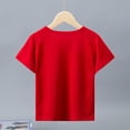 thumbnail image 4 of Cethrio Boys Activewear T-shirts, Summer Casual Quick-drying Short Sleeve Athletic Tops Red Size 9-10 T, 4 of 5