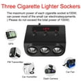 thumbnail image 4 of Car Cigarette Lighter Adapter 3 Socket Cigarette Lighter Splitter with LED Voltage Display 120W 10A Car Adapter Splitter with 4 USB DC Outlet Car Charger, 4 of 7