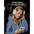 thumbnail image 2 of Restored Edifier W800BT Pro -44dB Hybrid Active Noise Cancelling Headphones, Wireless Over Ear Headphones with Bluetooth 5.4, Hi-Res Audio, AI Clear Call, Custom EQ via App, Foldable Design, White (Refurbished), 2 of 6
