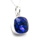 thumbnail image 5 of Collar Zvezda Cushion color Majestic Blue plata .925 Zvezda ZCO-CUSH12-MB, 5 of 5