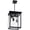 black, variant on Melucee Outdoor Pendant Light Fixtures, 3-Lights Exterior Hanging Lantern, Black Brushed Large Outdoor Hanging Porch Light with Clear Glass Shade