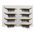 thumbnail image 2 of Adhesivo delineador de ojos con pestañas, 4 pares de delineador de ojos y pegatinas de pestañas impermeables pegatinas de pestañas hechas con cuidado, 2 of 8